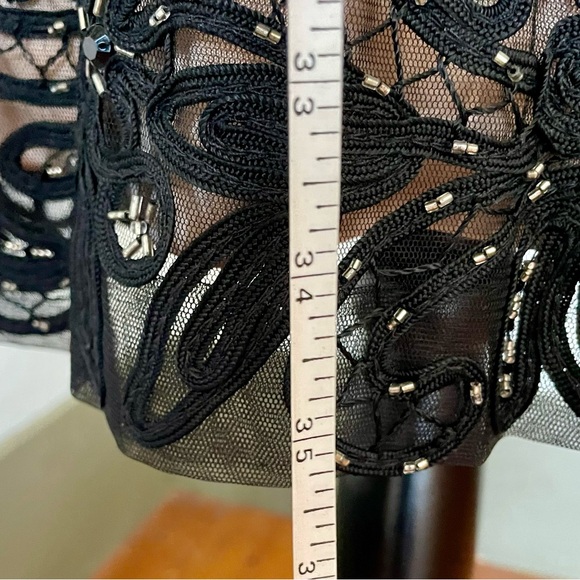 Sue Wong Stunning Brand New with Tags Black Lace Lined Dress Size: 0 - Picture 14 of 15